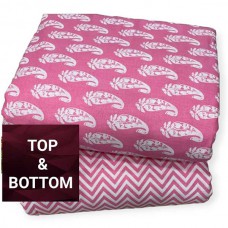 Jaipur cotton material with pink print 