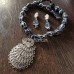 Fabric Jewellery in Abstract print