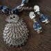Fabric Jewellery in Abstract print