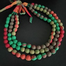 Multi-Coloured checks Fabric Jewellery