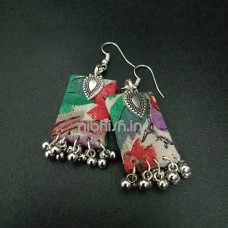Fabric Earrings in printed fabric