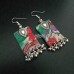 Fabric Earrings in printed fabric