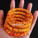 Fabric Bangles in mango colour print