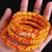 Fabric Bangles in mango colour print