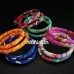 Fabric handmade bangles in multi-coloured cotton prints