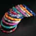 Fabric handmade bangles in multi-coloured cotton prints