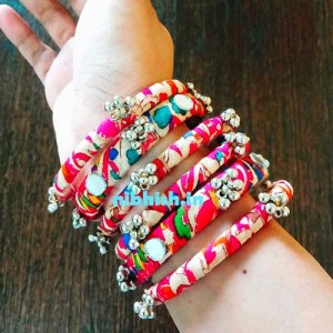 Fabric Jewelry Bangles in printed Fabric Fabric Jewelry Bangles in printed Fabric
