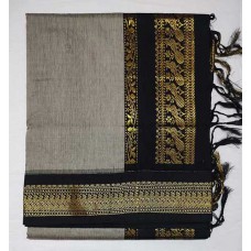 Kalyani cotton in Grey & Black