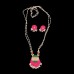 Khan Jewellery with off-white bead necklace and silver ghungroos