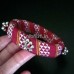 Khan fabric kada in red colour