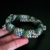 Khun fabric kada in green colour