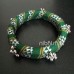 Khun fabric kada in green colour