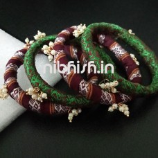 Khan fabric bangles, mix and match bangles set
