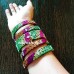khan fabric bangles Multi-colored with mirrors