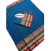 narayanpet zari border dress materials for women in blue colour narayanpet zari border dress materials for women in blue colour