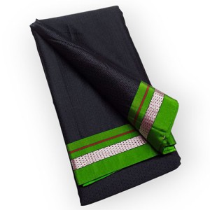 khanachi saree in black colour