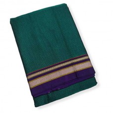 Peacock blue- Royal blue choli khan saree