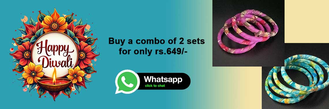 Fabric bangles diwali offer