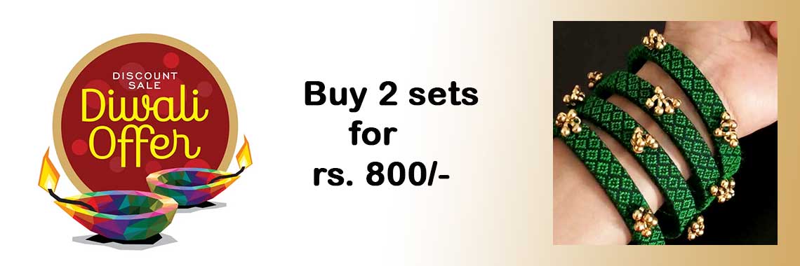 Khan fabric bangles Diwali SALE