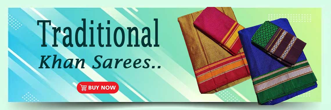 Traditional khan sarees