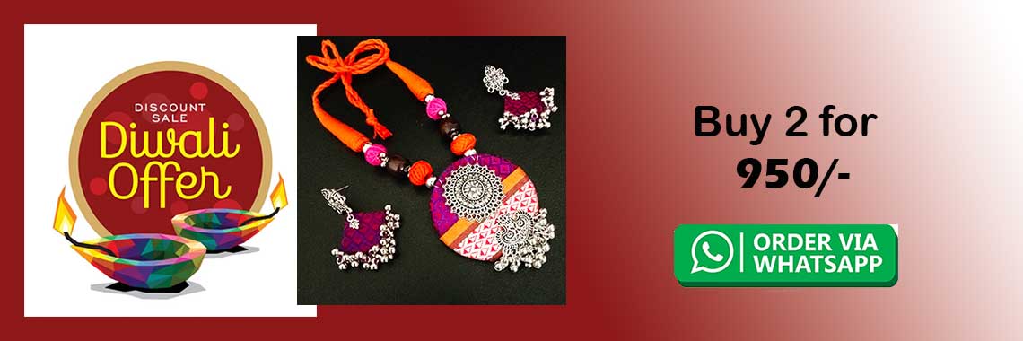 Khan fabric jewelry Diwali SALE 2026