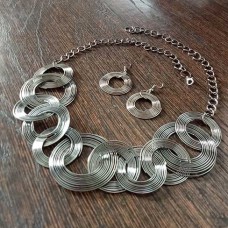 Oxidised western necklace for women