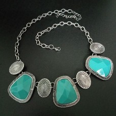 Western everyday jewellery with matt Turquoise stones