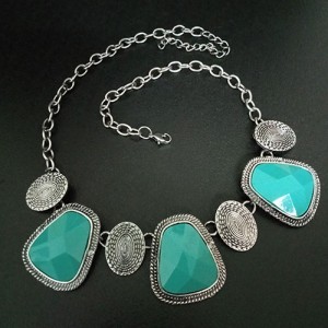Western everyday jewellery with matt Turquoise stones