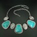 Western everyday jewellery with matt Turquoise stones