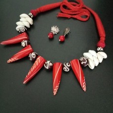 Western everyday wear handmade jewellery with shells & Acrylic beads